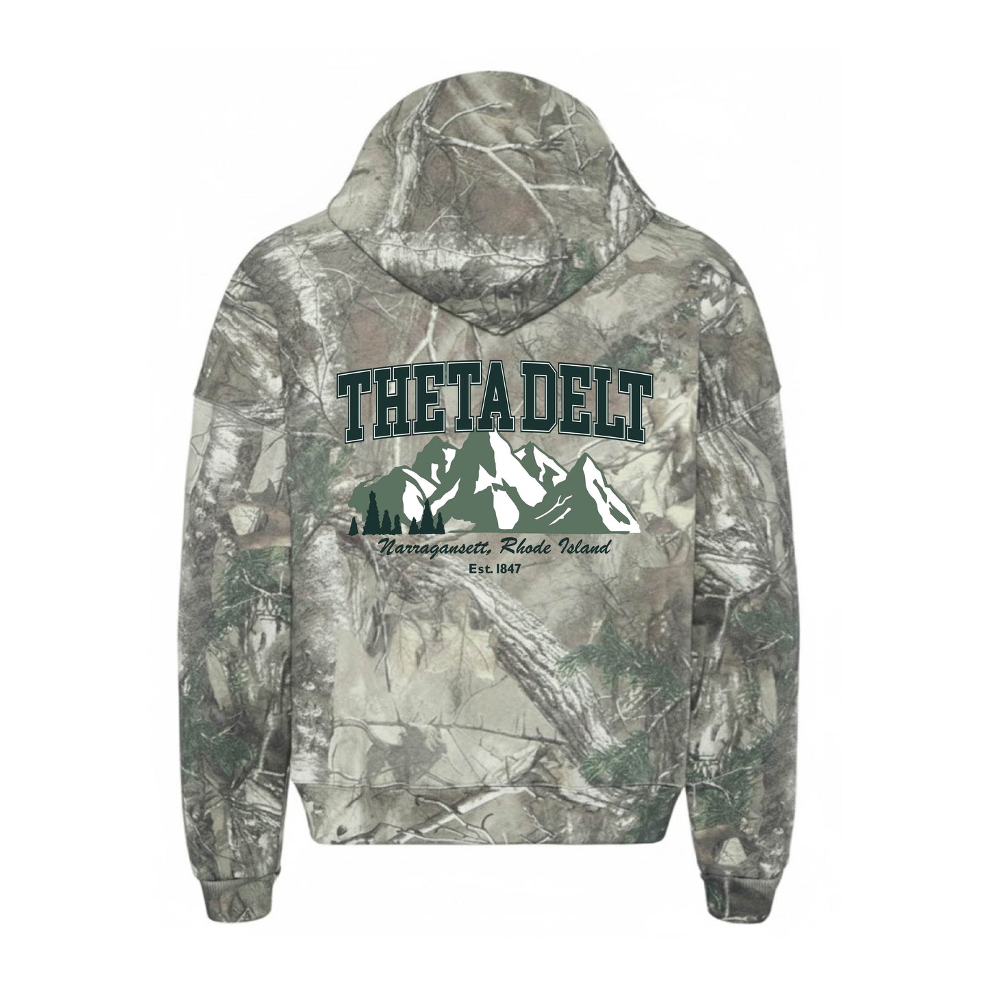 THETA DELT CAMO HOODIE