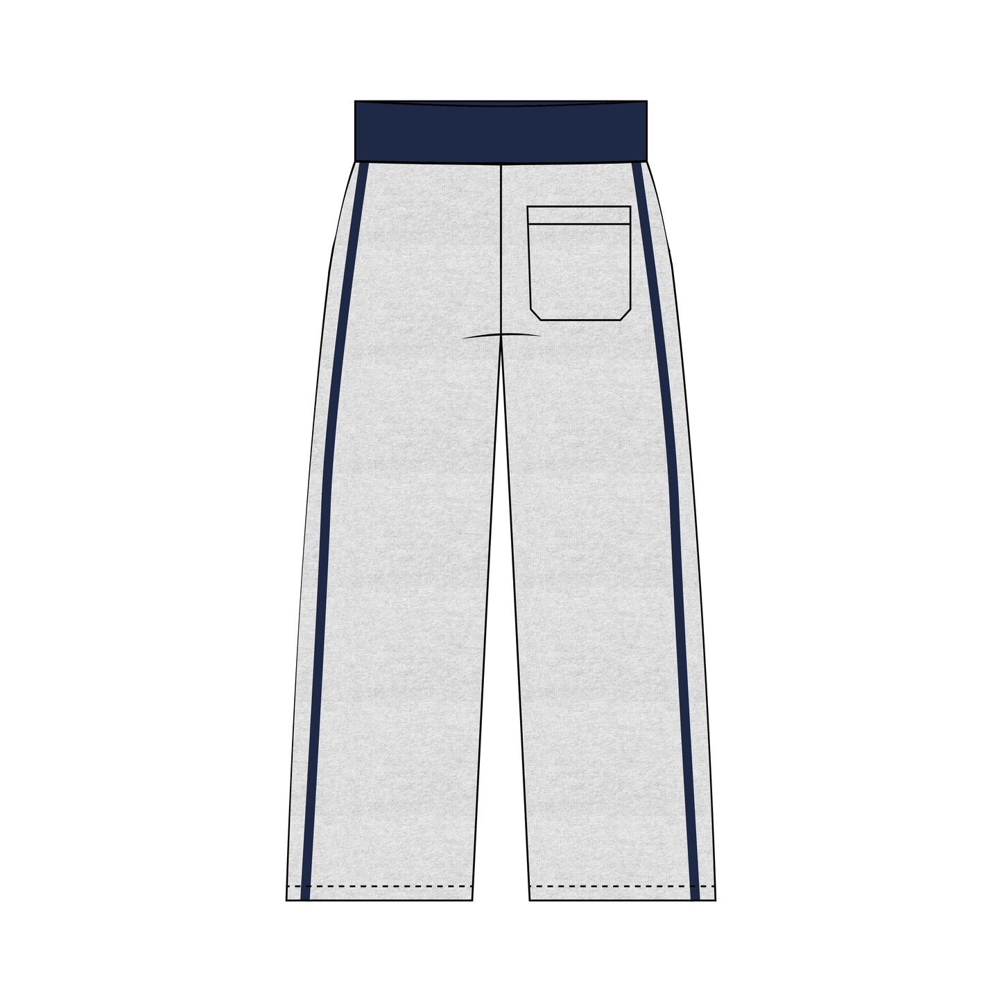 LEHIGH APHI EMBROIDERED OPEN BOTTOM SWEATPANT