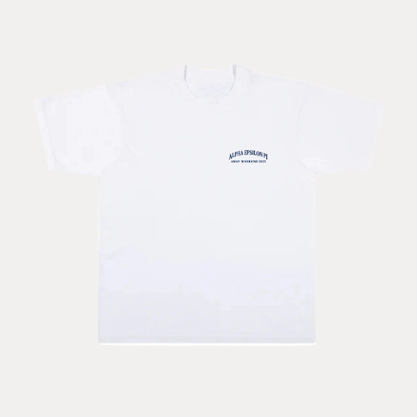 SMU AEPI AWAY WEEKEND WHITE TEE