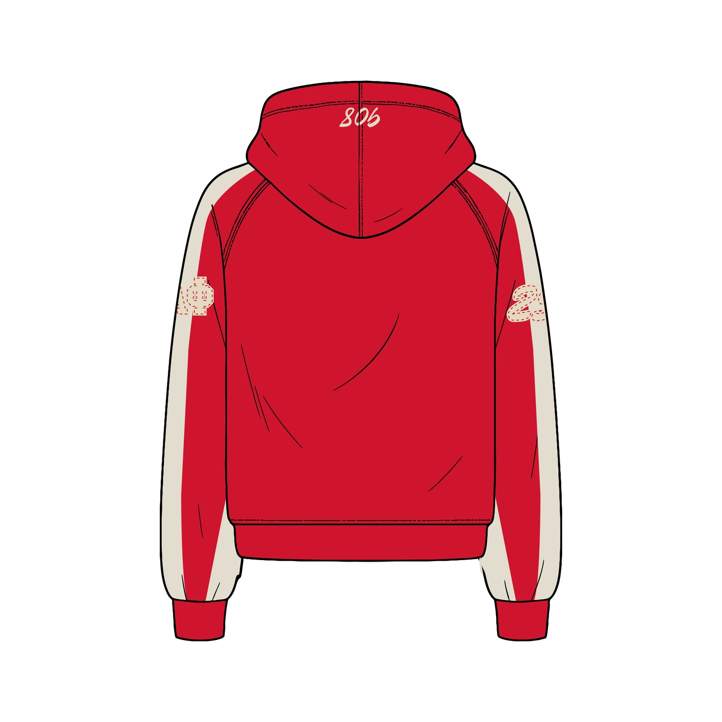 ALPHA PHI EMBROIDERED ZIP UP