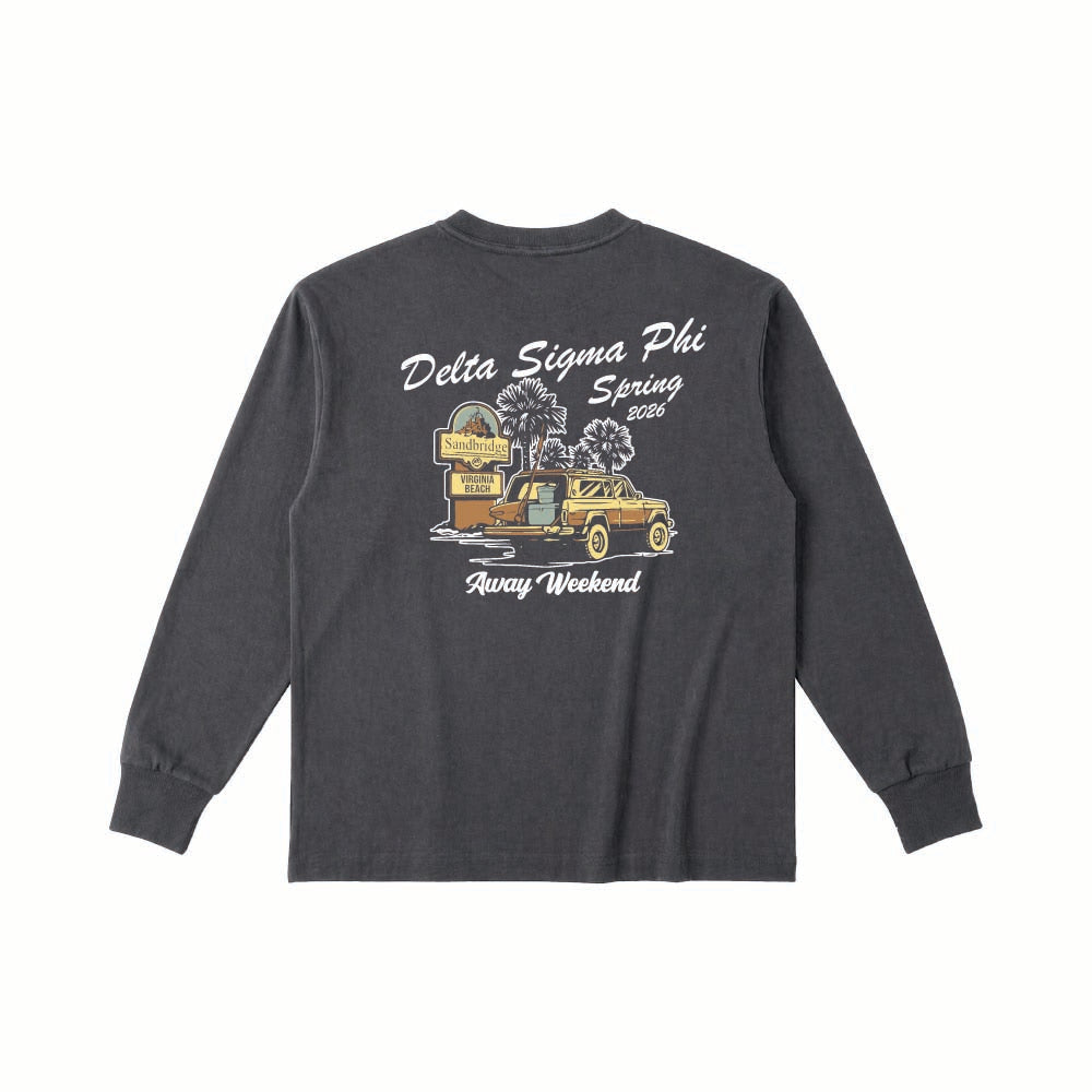 MARYLAND DELTA SIG AWAY WEEKEND LONG SLEEVE TEE