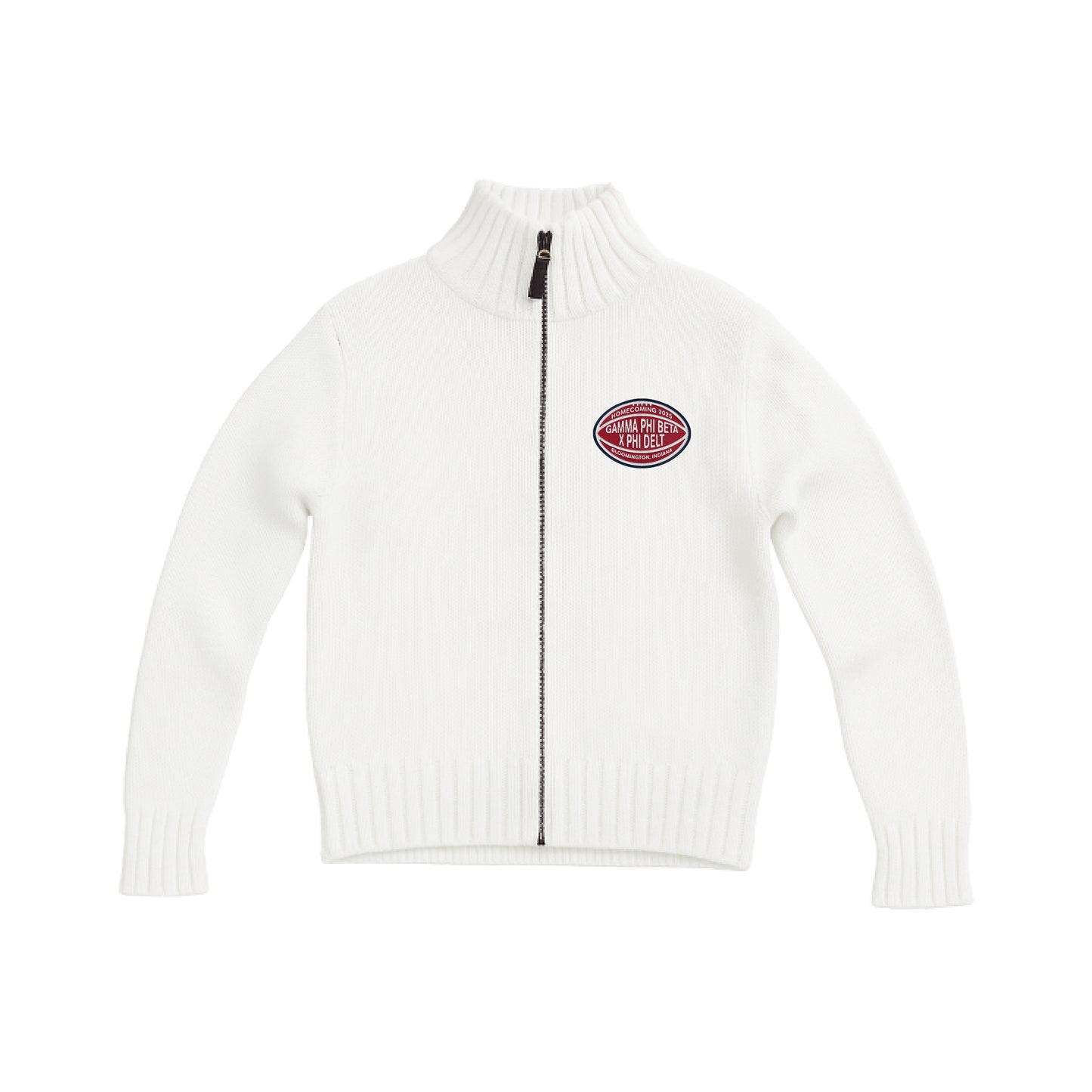GPHI KNIT MOCKNECK ZIP UP