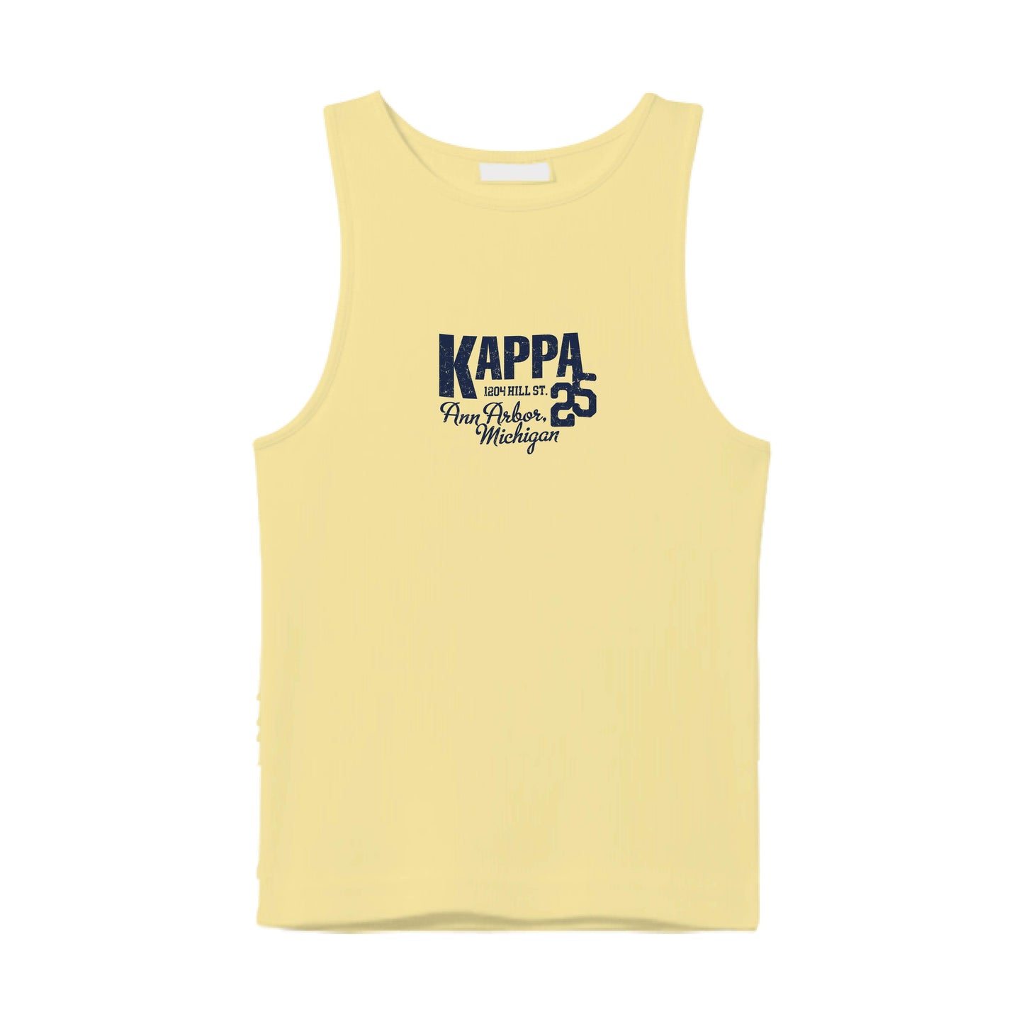 MICHIGAN KAPPA YELLOW BABY RIB TANK