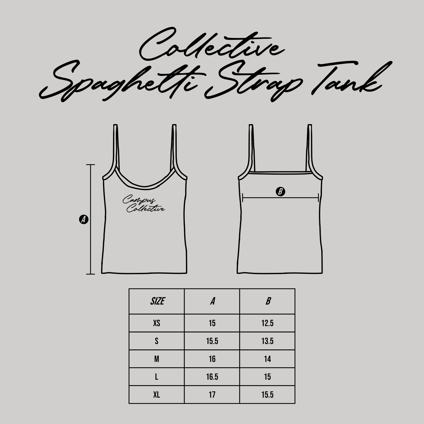 TULANE SDT SPAGHETTI STRAP TANKTOP