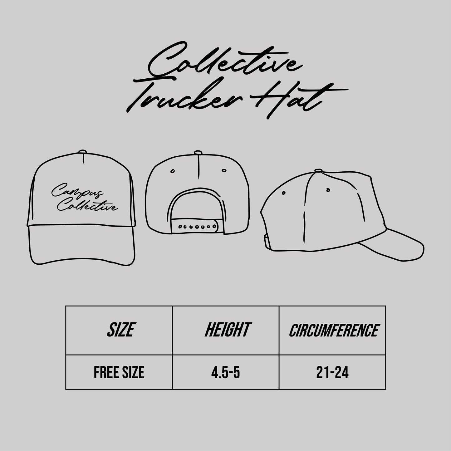 CORNELL KKG EMBROIDERED TRUCKER HAT