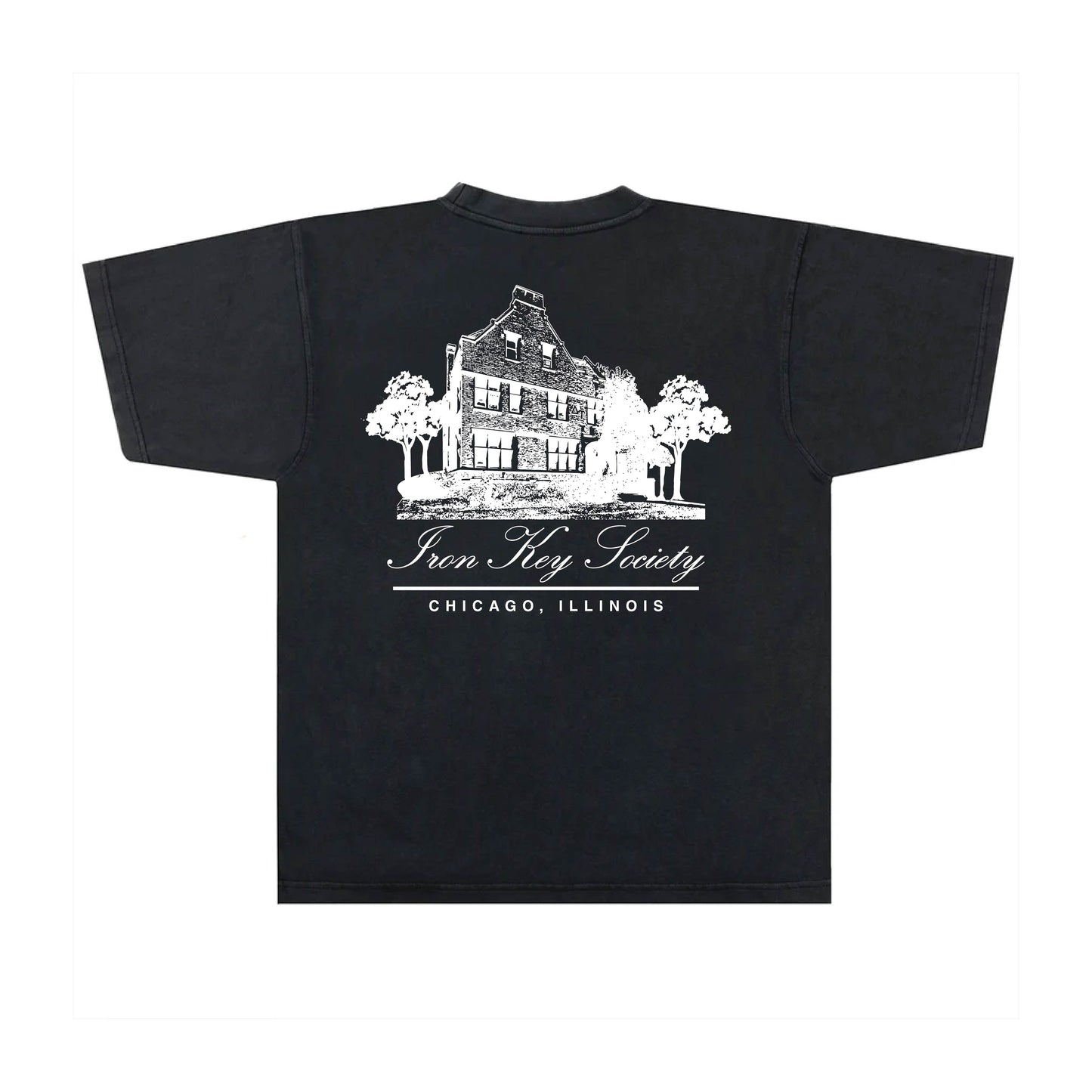 UChicago Iron Key Society Black Tee