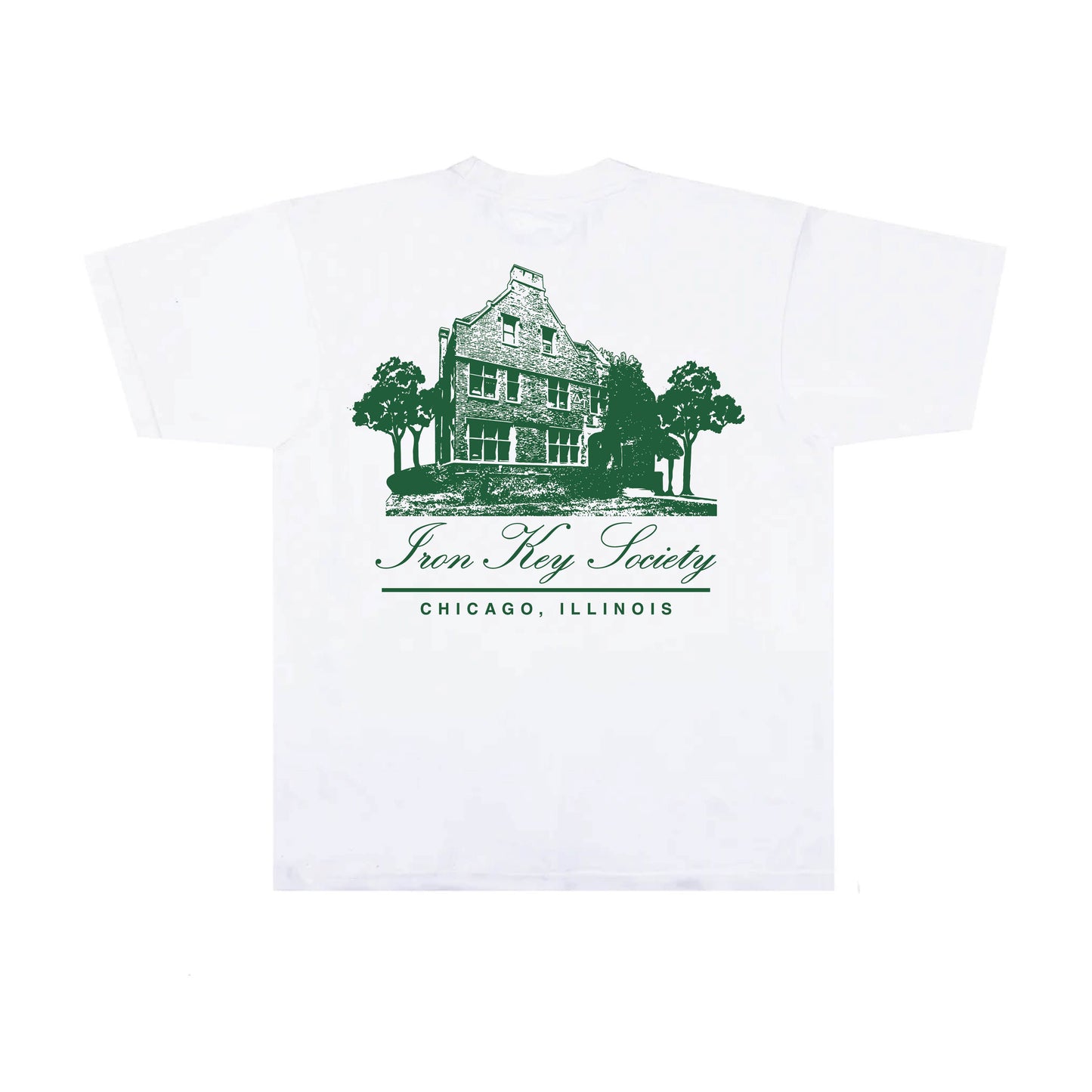 UChicago Iron Key Society White Tee