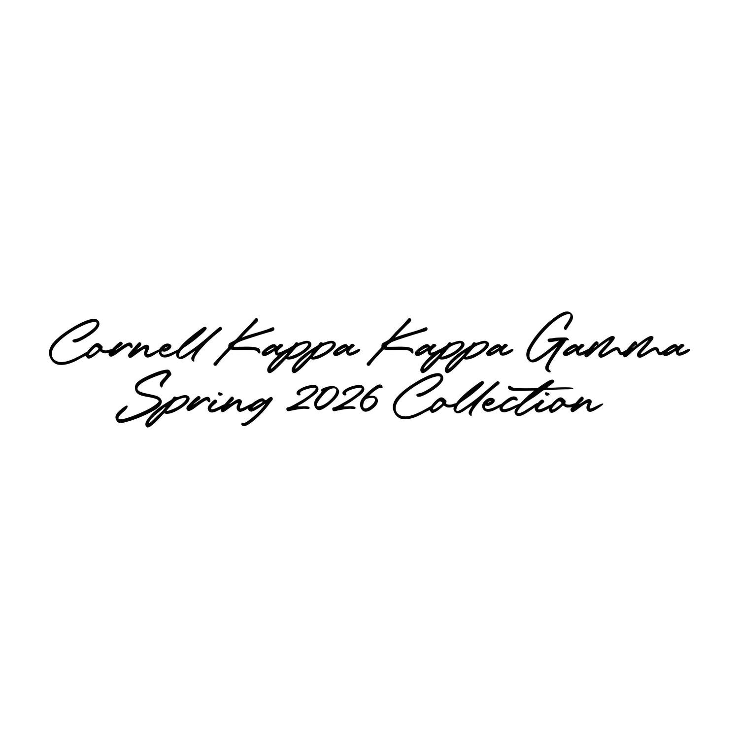 CORNELL KAPPA KAPPA GAMMA SPRING 2026 COLLECTION