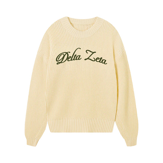 TEXAS STATE DELTA ZETA KNIT SWEATER