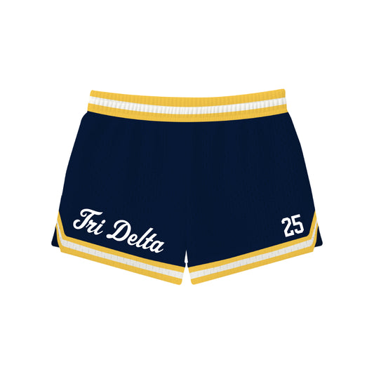 MICHIGAN TRI DELT MESH SHORTS