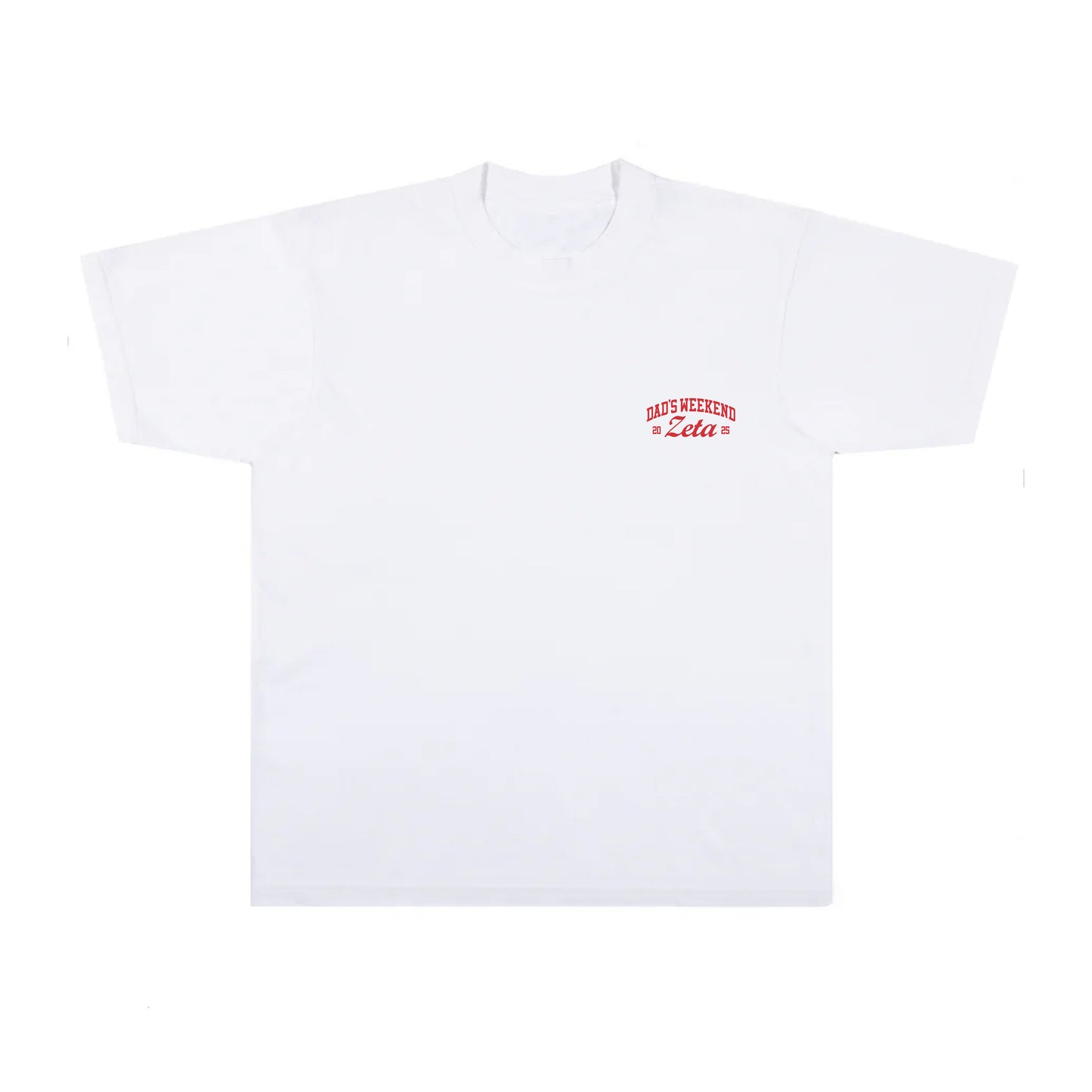 WHITE TEE - ZETA DAD'S WEEKEND 2025