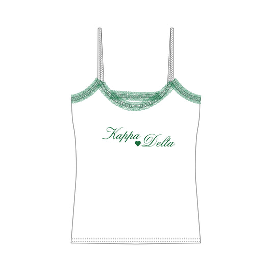 INDIANA KAPPA DELTA PHILO LACE TANK