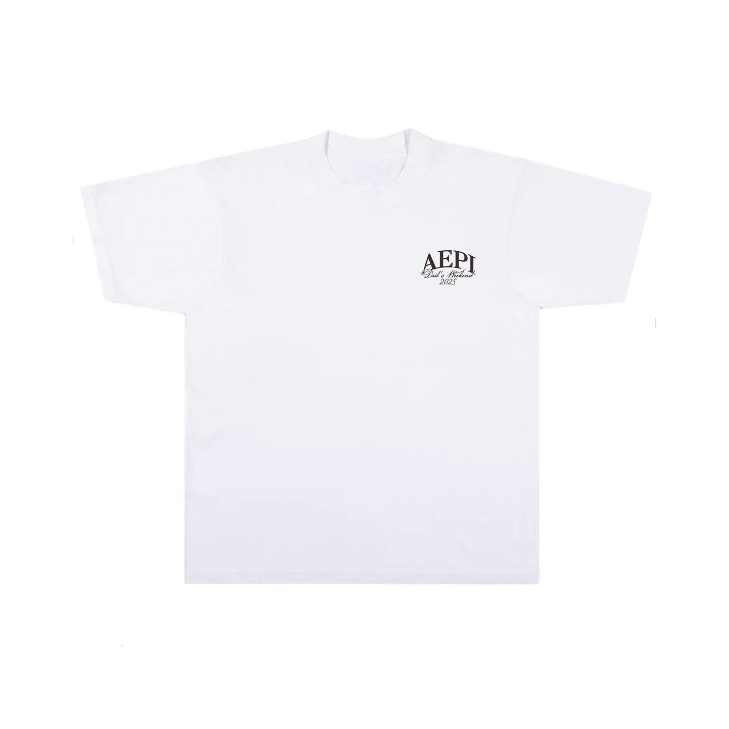 INDIANA AEPI DADS WEEKEND WHITE TEE