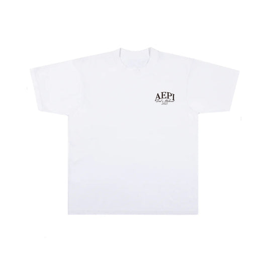 INDIANA AEPI DADS WEEKEND WHITE TEE