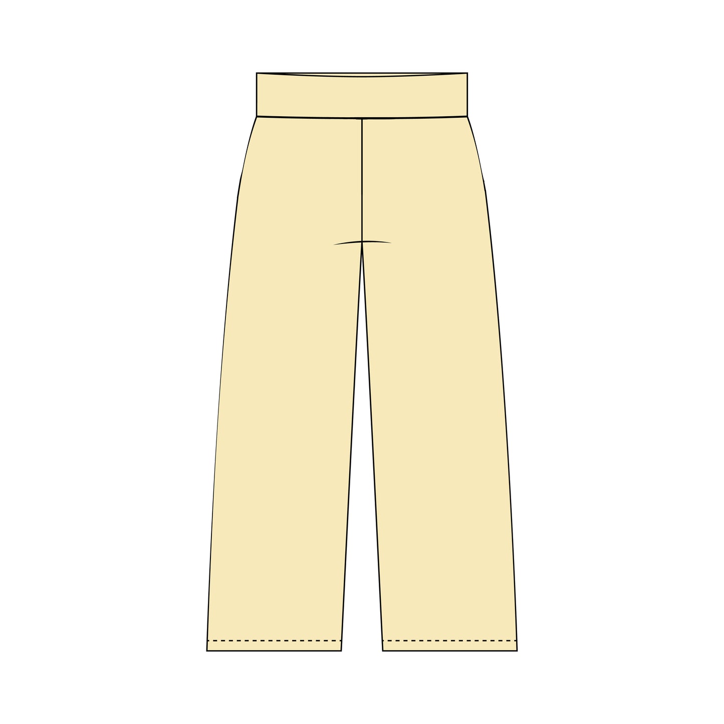 APPLIQUÉ EMBROIDERED OPEN BOTTOM SWEATPANT