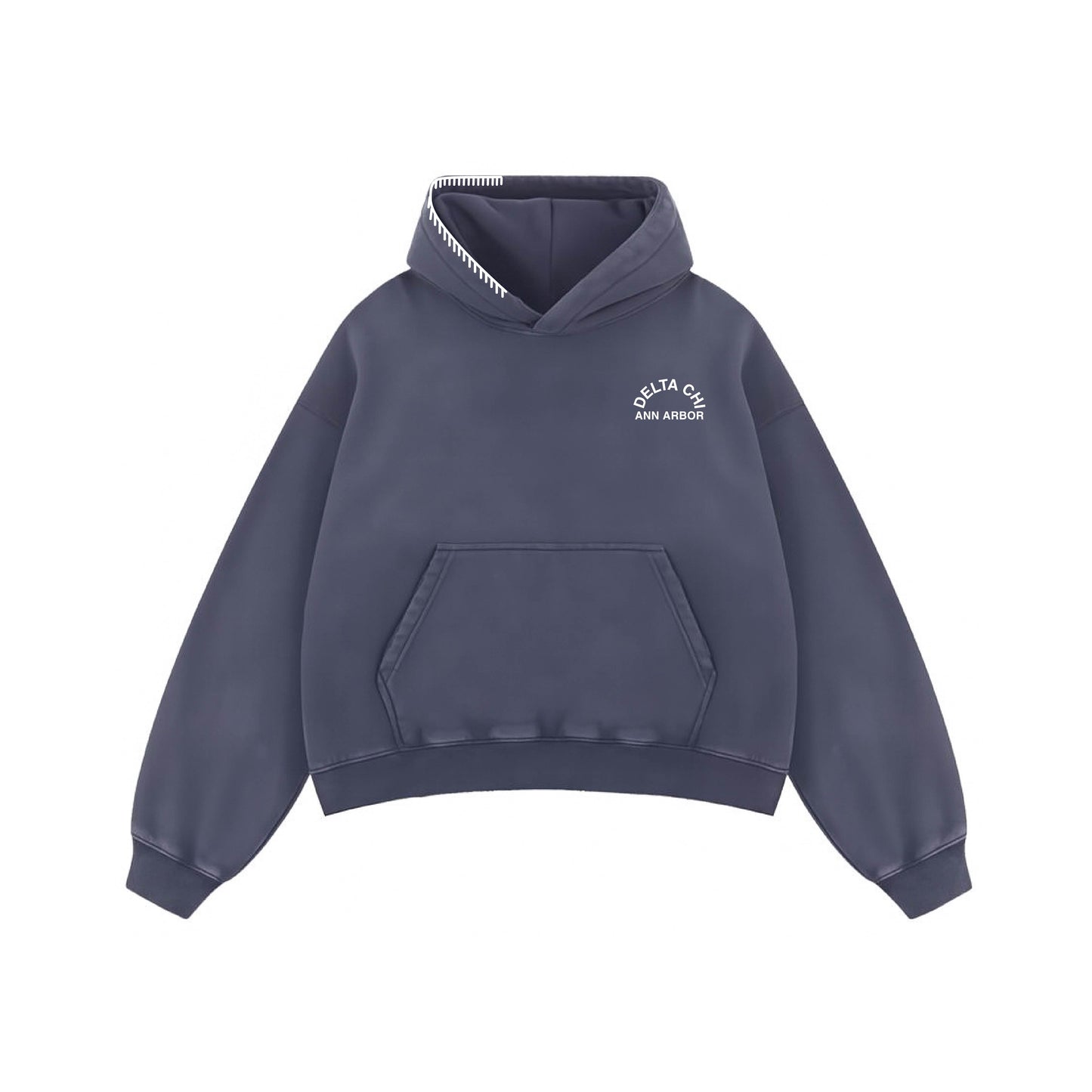 MICHIGAN DELTA CHI WASHED STITCH HOODIE