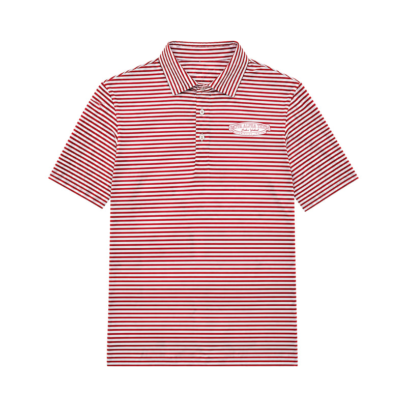Indiana Kappa Alpha Theta Striped Patchwork Polo