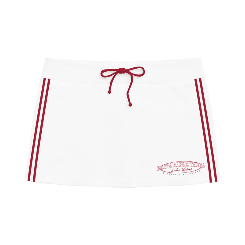 Dudes Wekeend Striped Skort