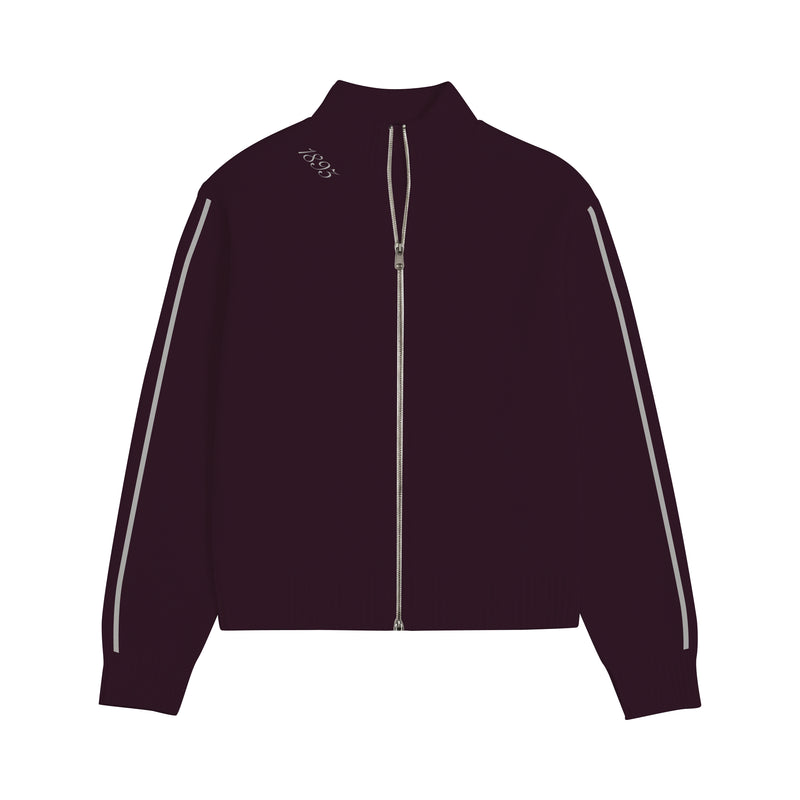 Syracuse AXID Knit Embroidered Mockneck Zip-Up