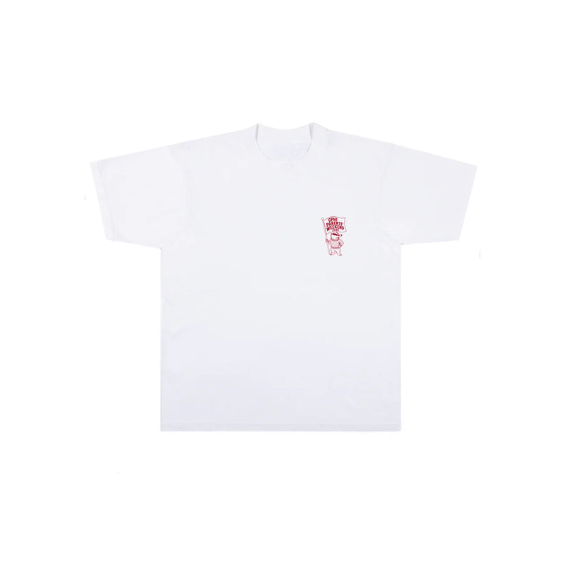 Wisconsin GPHI White 100% Cotton Heavyweight Tee