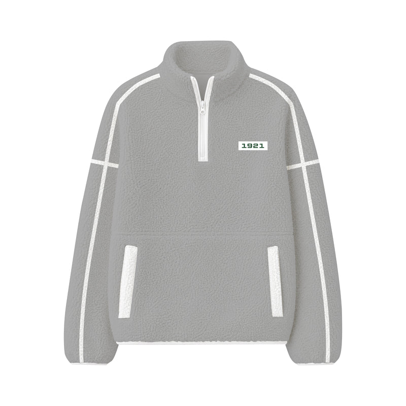 Wisco AEPhi Embroidered Fleece Quarter Zip