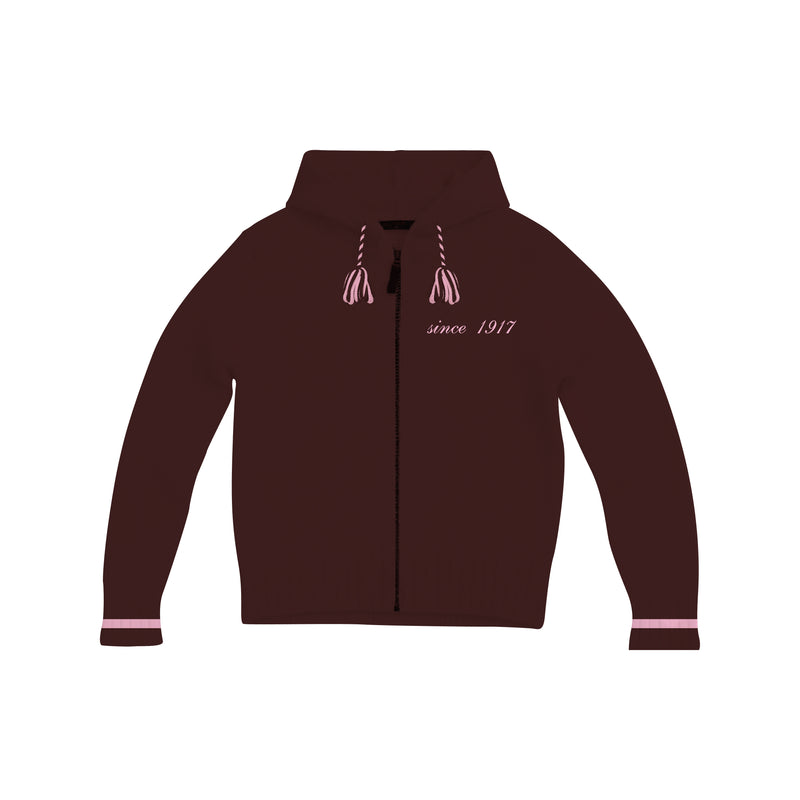 Indiana SDT Embroidered Knit Zip Up Hoodie