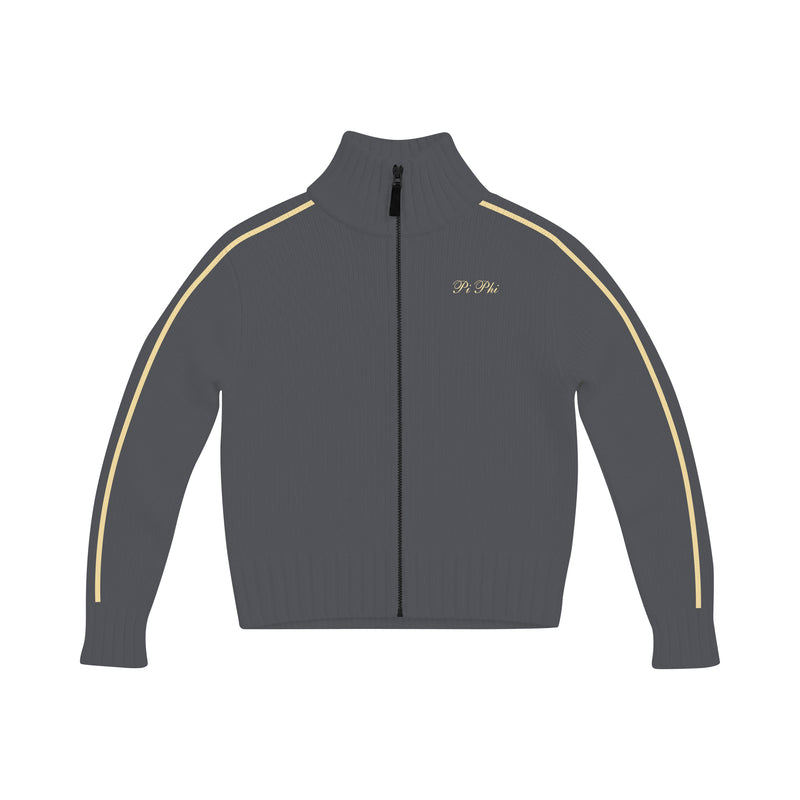 USC Pi Beta Phi Embroidered Knit Mockneck Zip Up
