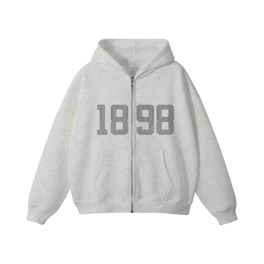 NCSU ZETA HEAVYWEIGHT RHINESTONE ZIPUP