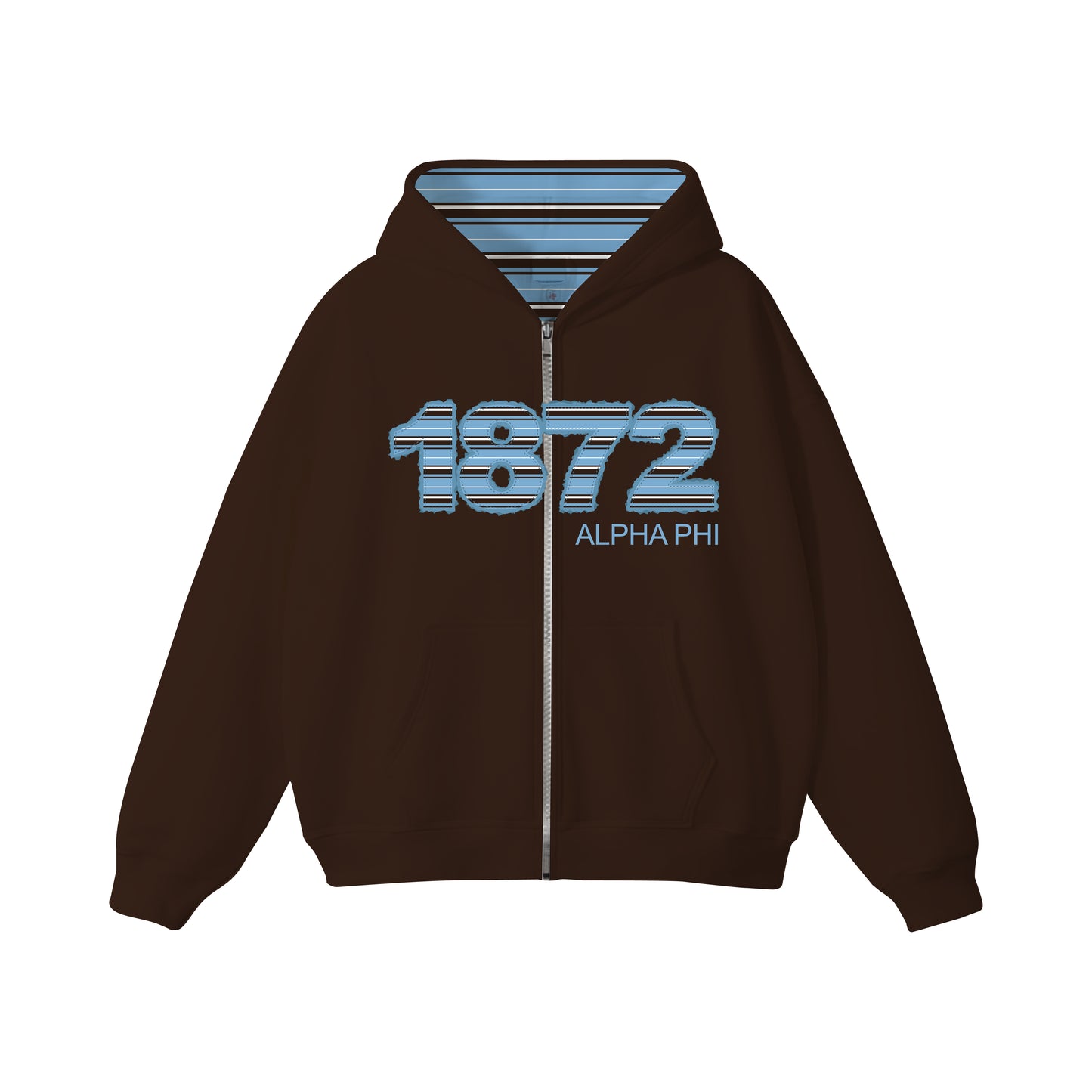 BUTLER APHI APPLIQUE EMBROIDERED ZIPUP HOODIE