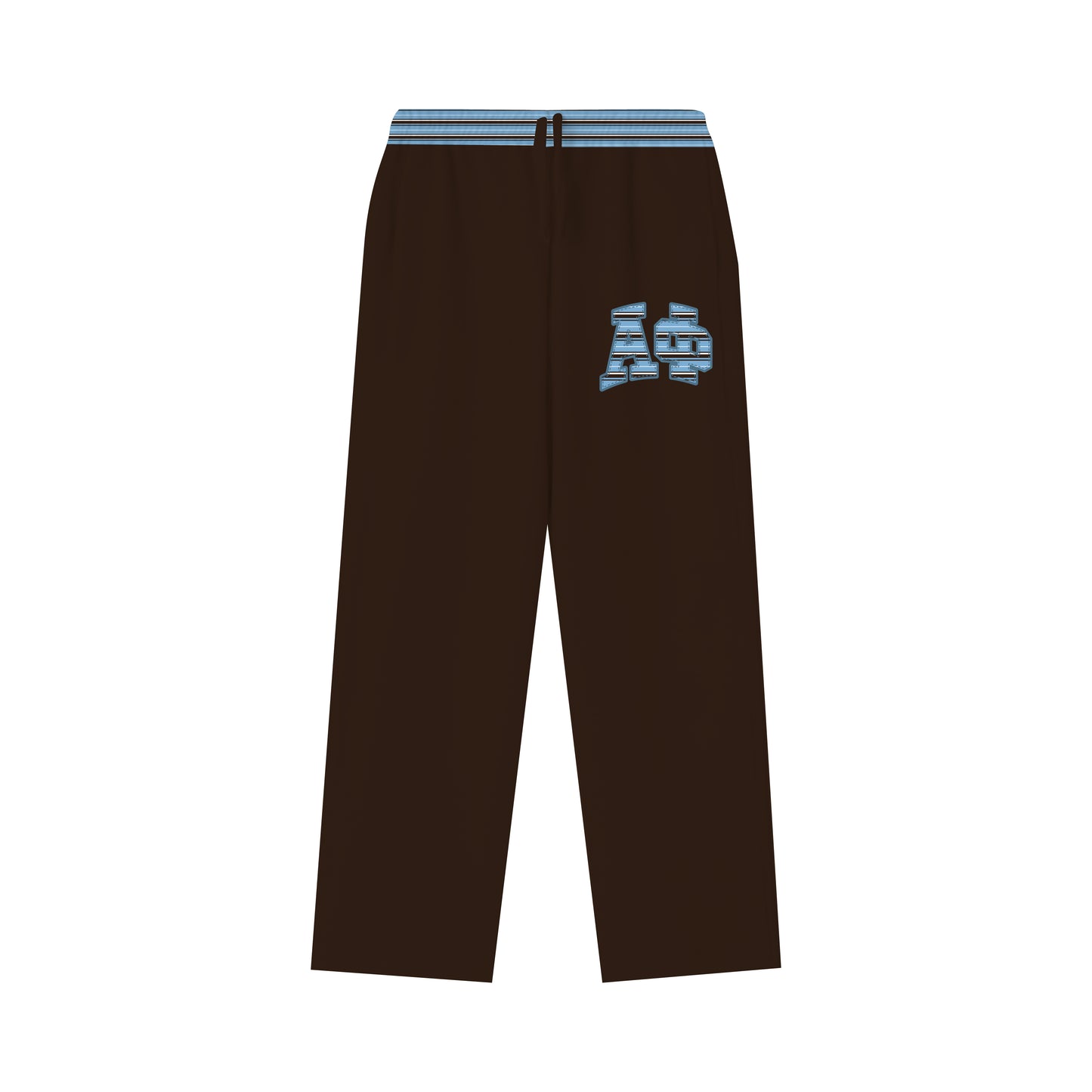BUTLER APHI EMBROIDERED APPLIQUE OPEN BOTTOM SWEATPANT