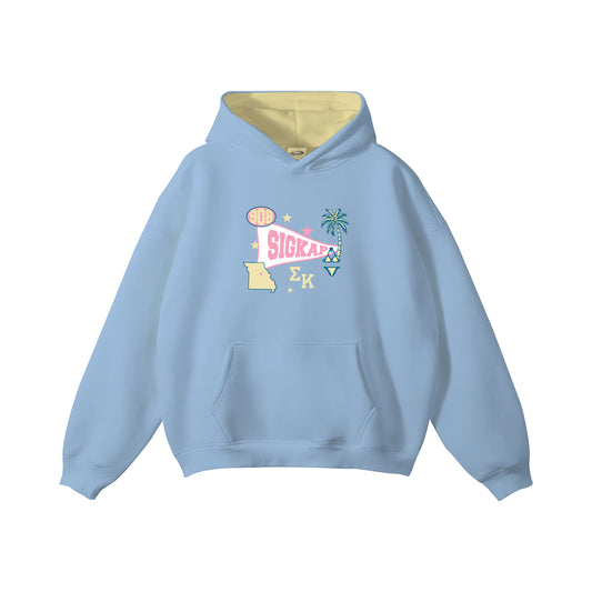 MISSOURI SK PATCH EMBROIDERED HEAVYWEIGHT HOODIE