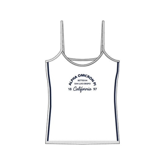 CAL POLY AOPII SPAGHETTI STRAP TANK