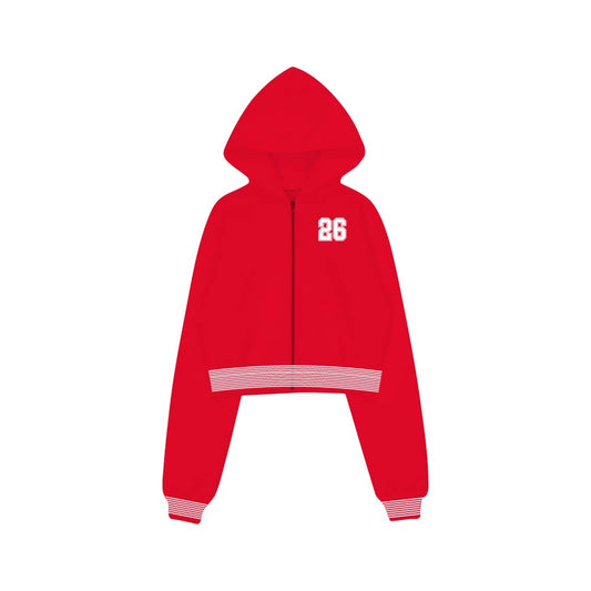 OSU ZETA CROPPED GAME DAY ZIP UP