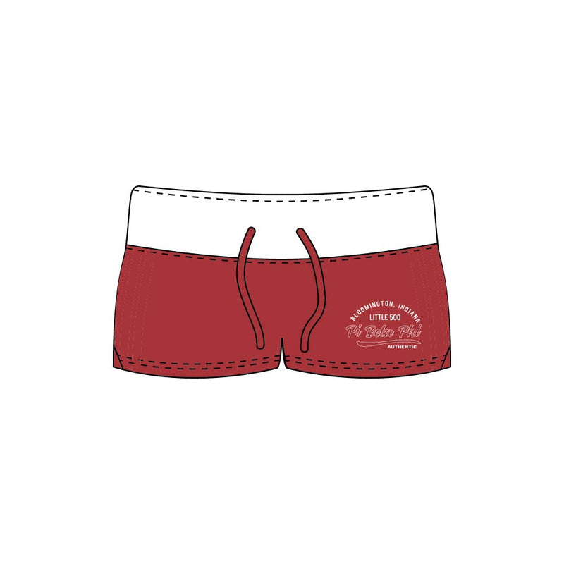 INDIANA PIPHI LITTLE 500 LOW RISE EMBROIDERED SHORT