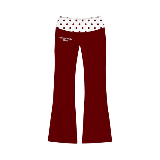 MICHIGAN KAPPA ALPHA THETA EMBROIDERED FOLDOVER PANT