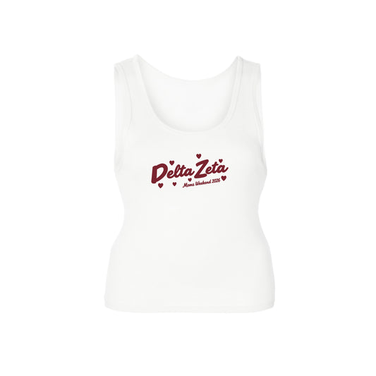INDIANA DZ MOMS WEEKEND 2026 FULL LENGTH RIB TANK
