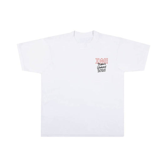 INDIANA SIG EP MOMS WEEKEND WHITE TEE