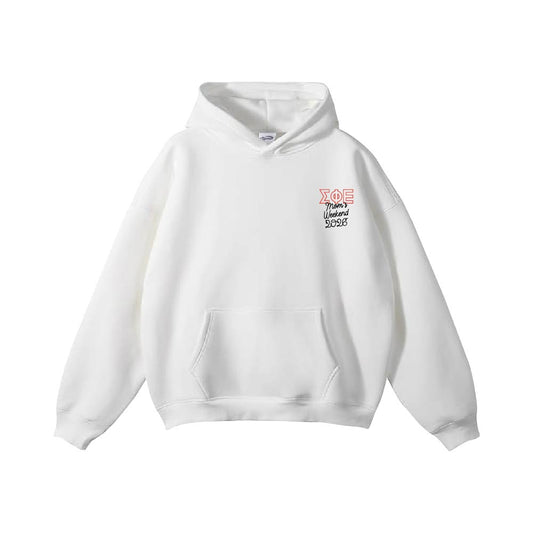 INDIANA SIG EP MOMS WEEKEND WHITE HOODIE