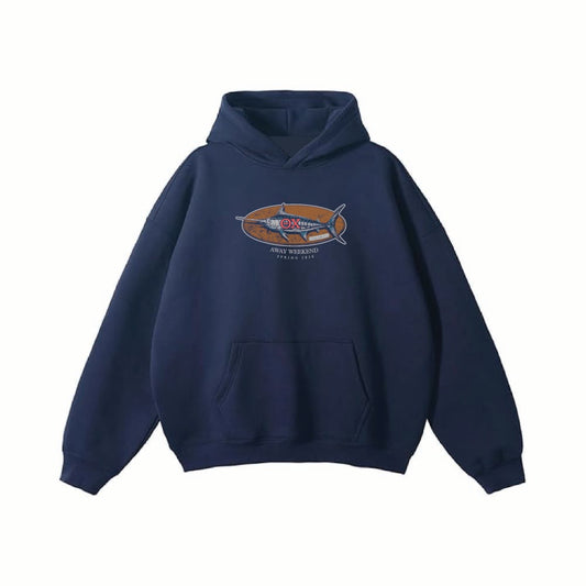 UMD THETA CHI AWAY HEAVYWEIGHT HOODIE