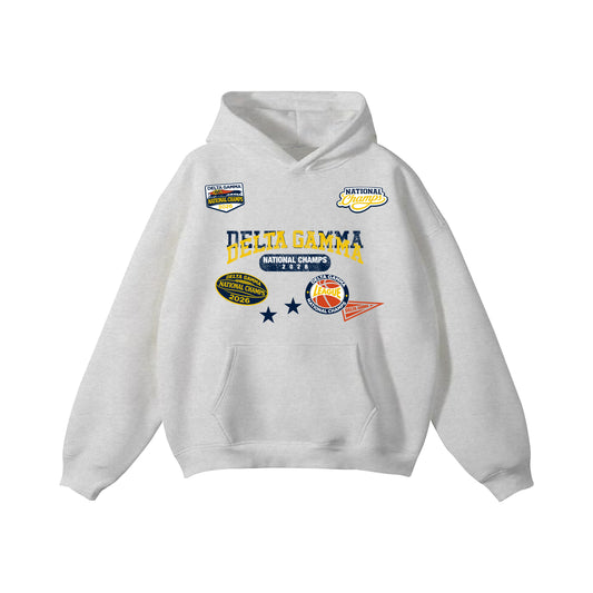 MICH DELTA GAMMA NATTY HEAVYWEIGHT HOODIE