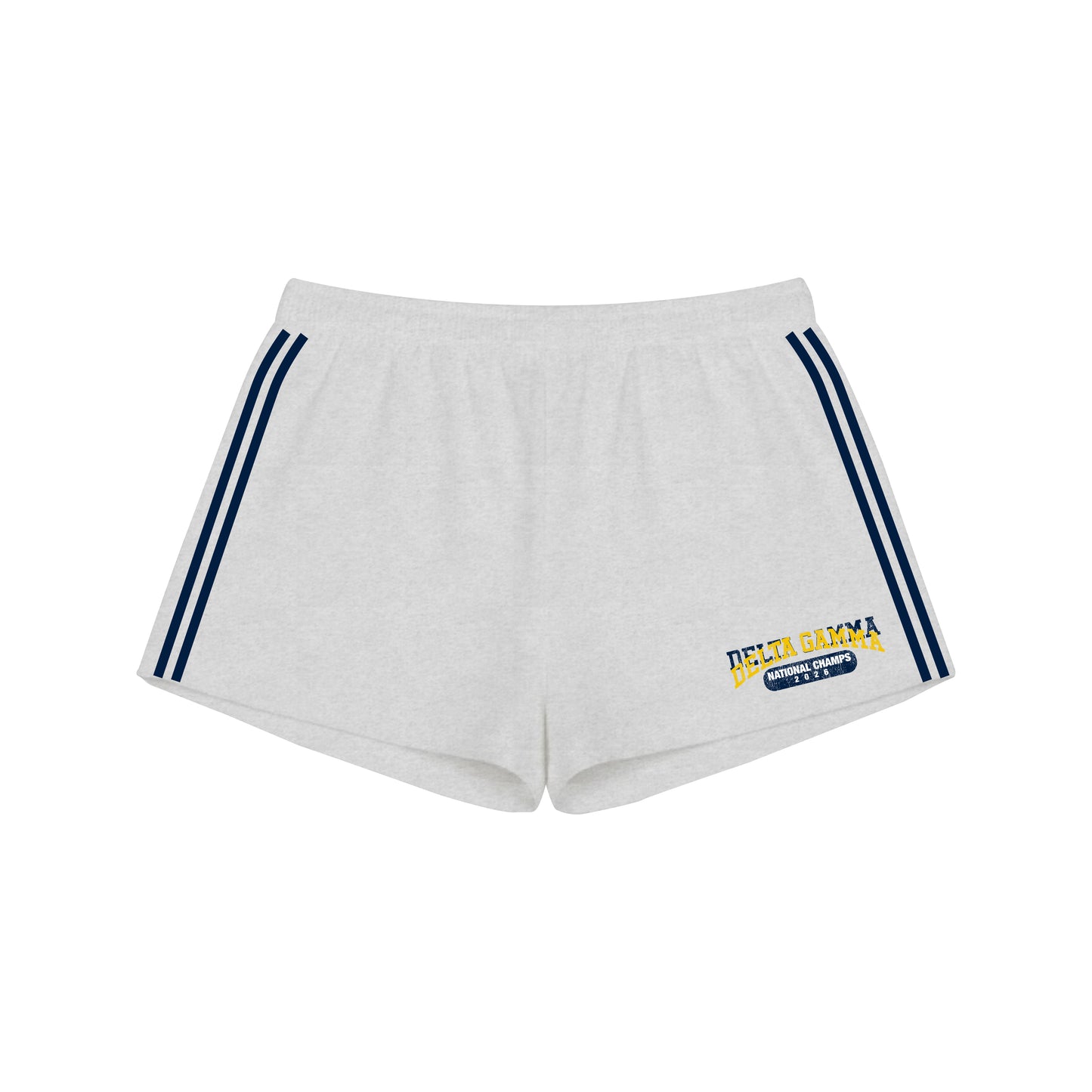 MICH DELTA GAMMA NATTY STRIPED SWEATSHORT