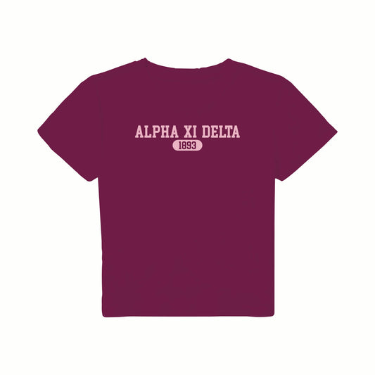 MICHIGAN STATE AXID EMBROIDERED BABY TEE