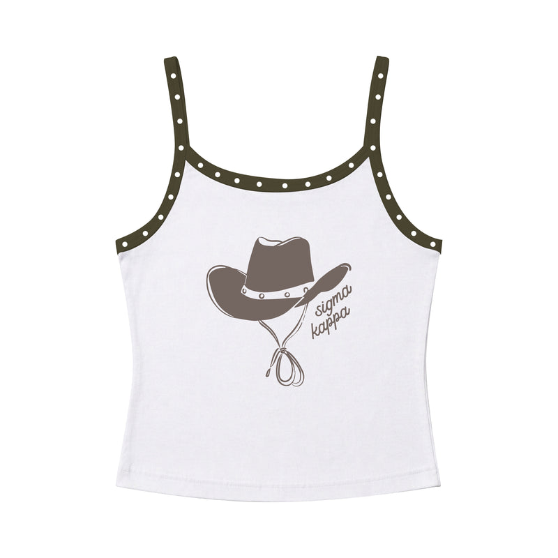 Indiana Sigma Kappa Spaghetti Strap Tank