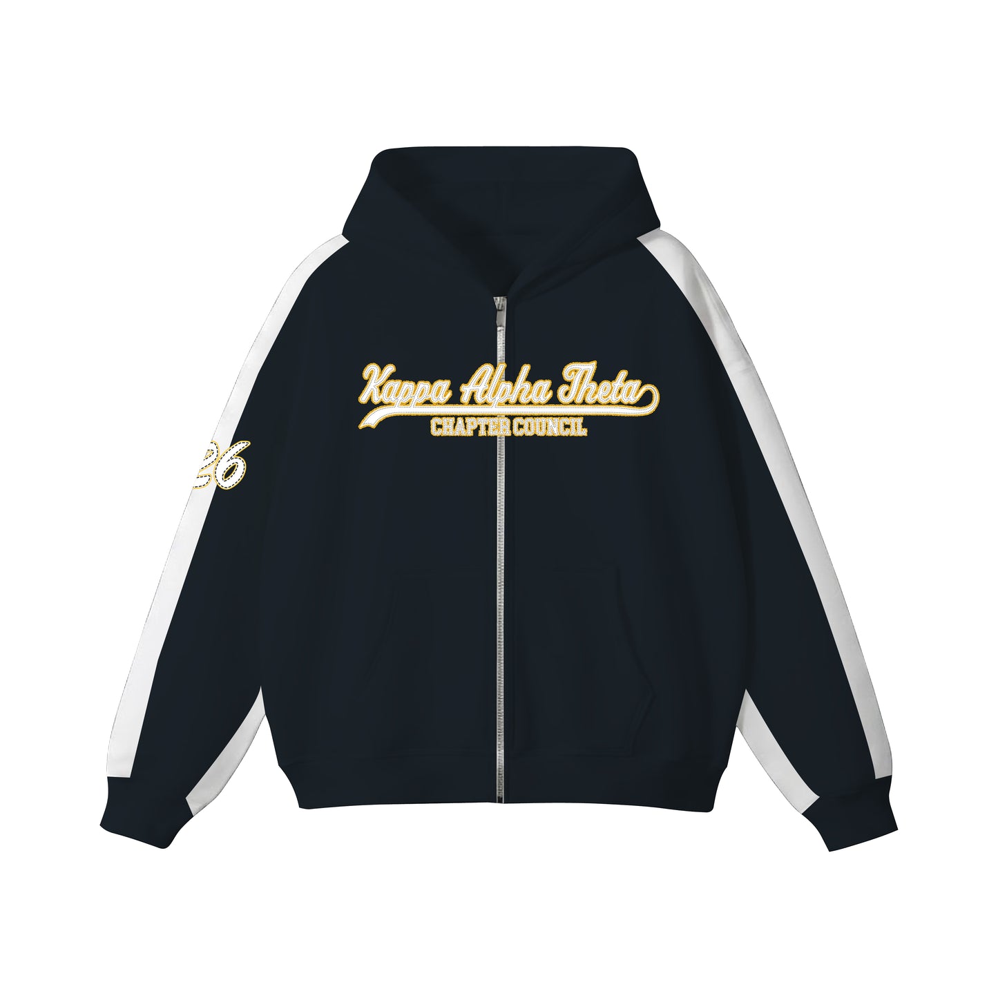 MICHIGAN STATE THETA EXEC EMBROIDERED ZIP UP