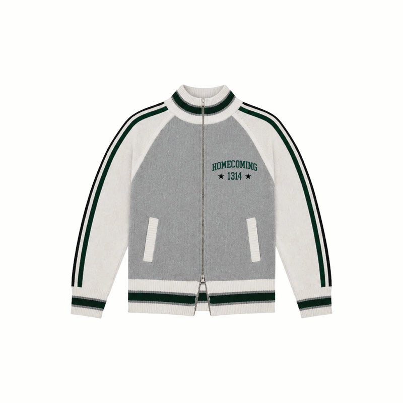 Indiana AGD Homecoming Knit Mockneck Zip Up