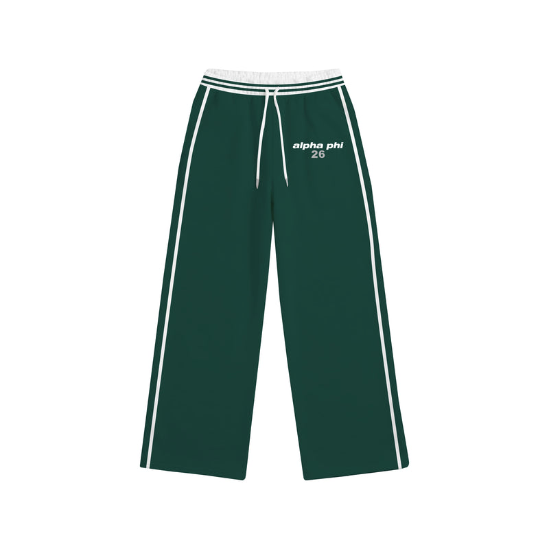 Michigan State Alpha Phi Embroidered Track pants
