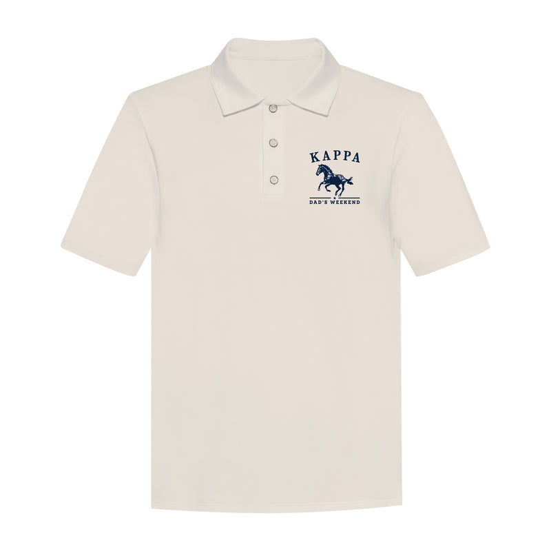 Indiana KKG Dad's Weekend Embroidered Golf Sport Polo