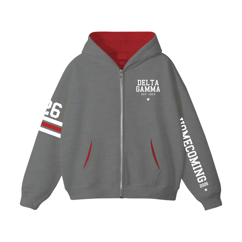 Indiana Delta Gamma Heavyweight 14 oz Hoodie