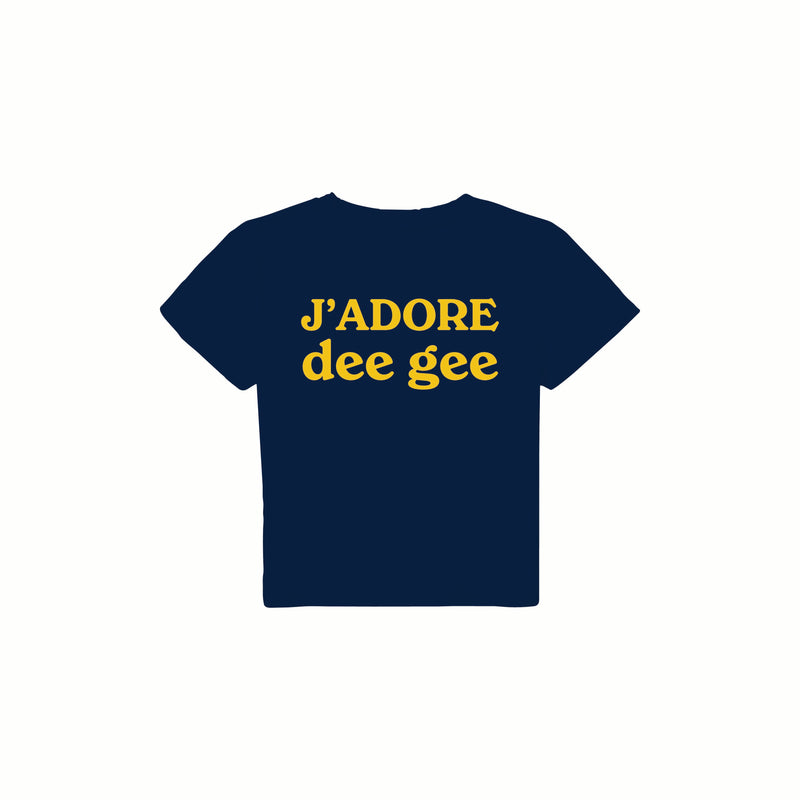 Michigan DG Gameday Navy Baby Tee