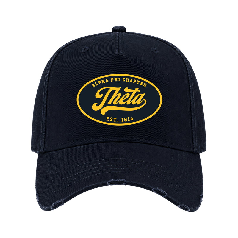 Tulane Theta Patchwork Vintage Hat